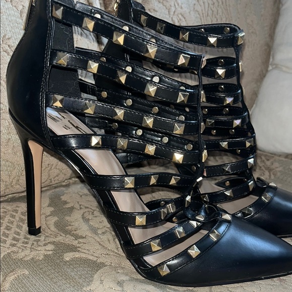 Apt. 9 Shoes - Black Studded Heels